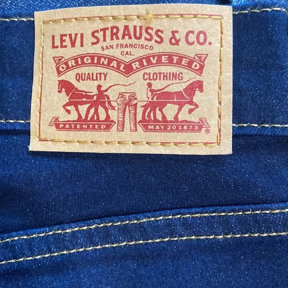 Levi's NWOT 724 High Rise Straight Leg Jeans Size 25 - Picture 9 of 15